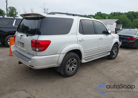 2007 Toyota Sequoia Limited V8 z USA, uszkodzony, nr VIN 5TDBT48A27S287739